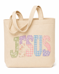 Jesus Patchwork Tote Bag